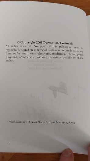 Queen Maeve by Dermot McCormack 2008 Cover art by Lynn Naismith