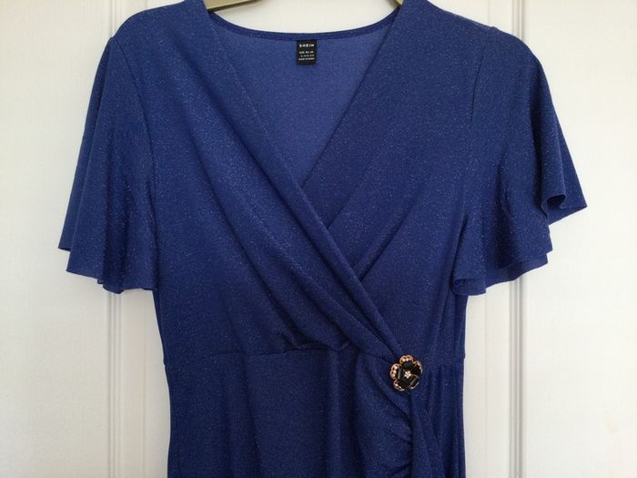 Dress royal blue glitter size L