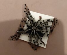 girls fancy dress spider hairclip