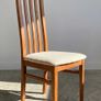 4 Mid Century Teak Dining Chairs Image 4