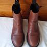 Tommy jeans warm lined chelsea boots Size 5 eu 38 rich brown leather in excellent condition Image 3