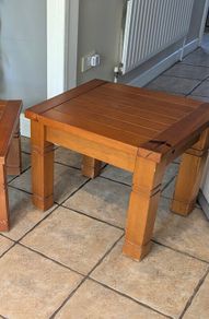 Solid Pine Lamp Table