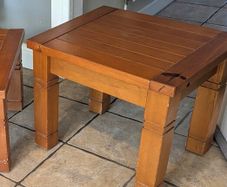 Solid Pine Lamp Table