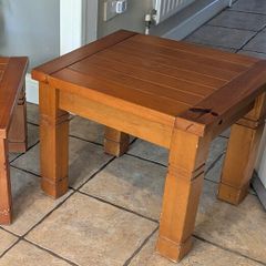 Solid Pine Lamp Table