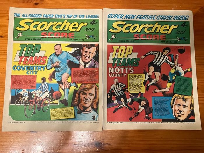 Comics: 'Scorcher and Score' 1972 (21 numbers)