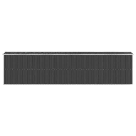 Garden Shed Anthracite 192x1021x223 cm Galvanised Steel