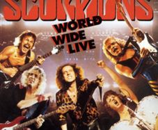 Scorpions. Irish release World Wide Live. Original 1985 translucent Irish double live gatefold album in vg+ condition