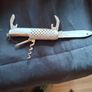 Old Penknife and Steel Butterfly Comb for sale as a lot Image 7