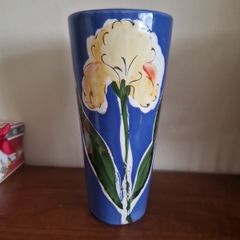 handpainted vase