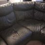 Black corner sofa Image 5