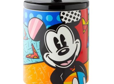 Enesco 6004975 Disney by Britto Mickey Mouse Cookie Jar Canister, 9.5 Inch, Multicolor