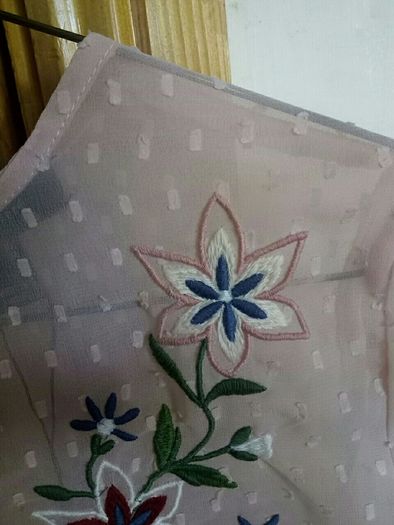 BNWT Blush Pink size 10 sheer Top