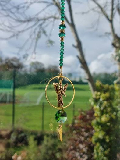 ArchAngel Raphael Suncatcher Hand Crafted Freepost