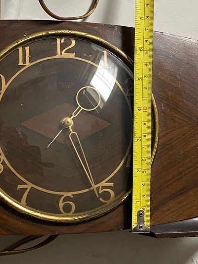 art deco clock Tested & Working
