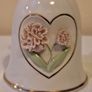 SALE!  China Bell with Encrusted Flowers, Made in Japan Image 2