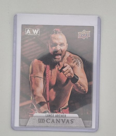 AEW Upper Deck 2021 UD CANVAS Wrestking Trading Card Bundle