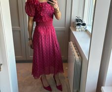 Ba&sh pink midi dress, brand new with tags