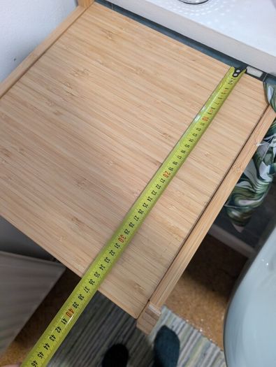 shelving unit bamboo