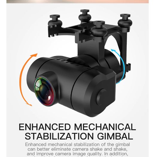 8K Orange Bag 32G 3B XKJ GPS Drone 8K HD Camera 2-Axis Gimbal Professional Anti-Shake Aerial Photography Brushless Obstacle Avoidance Quadcopter Toys