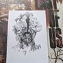 The Last of Us Clicker Original Drawing 1/1 Thomas Cian Signed Artwork Image 4