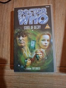 Doctor Who VHS State of Decay in very good condition