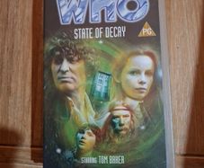 Doctor Who VHS State of Decay in very good condition