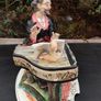 Rare Large Capidimonte Vintage Ceramic Piece Image 10