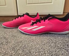 adidas X Speedportal .4 IN Own Your Football - Shock Pink/Footwear White/Core Black
