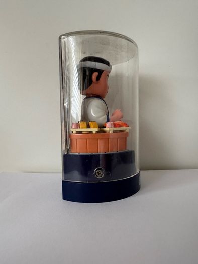 SANTA Solar Figurine Sushi Chef Shokunin Sushi Shop Japanese toy Japan