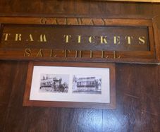 Galway Tram sign and Photos