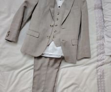 Boys beige suit