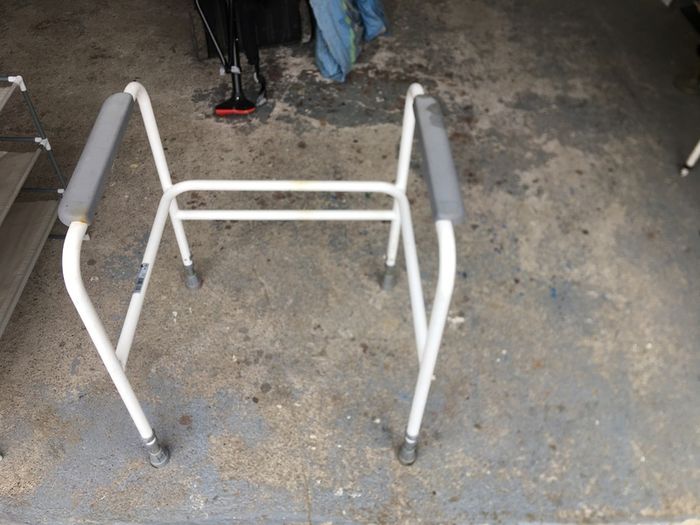 Disability toilet frame.