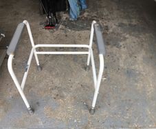 Disability toilet frame.