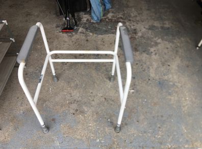 Disability toilet frame.