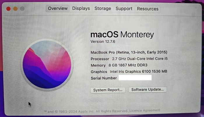 Macbook Pro 13 2015 8gb 256gb Ssd
