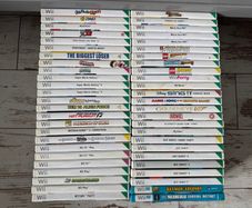 Wii empty game boxes with manuals x 50