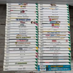 Wii empty game boxes with manuals x 50