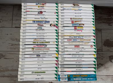 Wii empty game boxes with manuals x 50