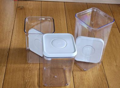 MAKE OFFER - 3 OXO POP Airtight Storage Containers