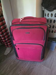 Maroon Suitcase