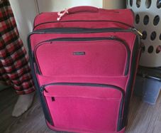 Maroon Suitcase
