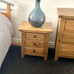 Bedside locker x2
