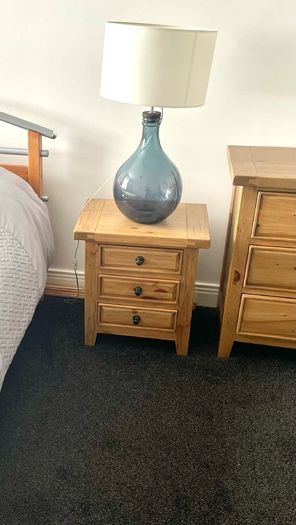 Bedside locker x2