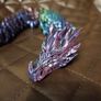Large 3D Printed Articulated Crystal Dragon Toy Image 2