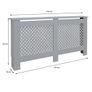 Radiator cover 152x19x82 cm FREE DELIVERY Image 4