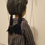 Girl With Braids Handmade Wooden Marionette Image 8