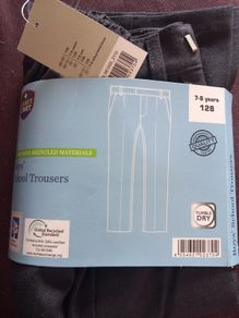 Boys Grey Uniform Trousers BNWT
