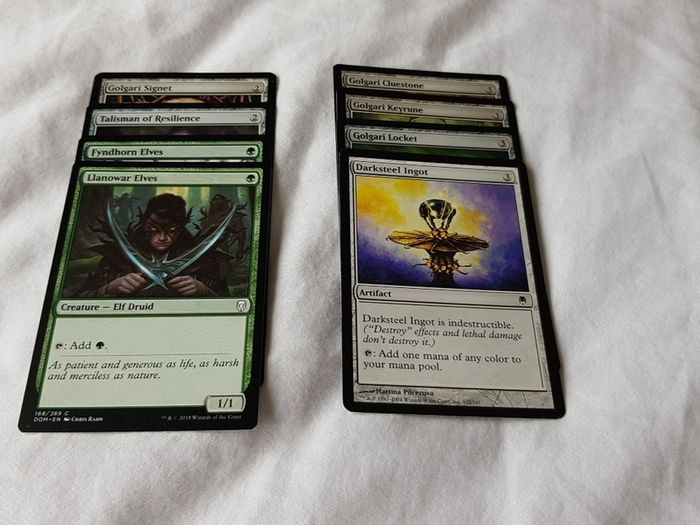 Magic The Gathering Commander Green Black Deathtouch Tribal deck
