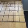 Black Metal Wall Grip with Wooden Pegs for Sale Image 3