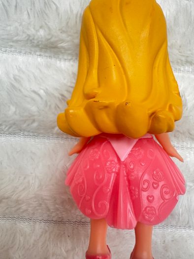 Disney Princess Mini Toddler Doll Sleeping Beauty Aurora approx. 9 cm. Used Please see photos
